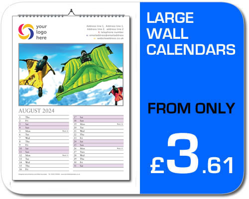 large wall Calendar Printing in Yorkshire
