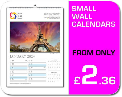small wall Calendar Printing in Yorkshire
